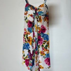 Short Floral Dress Size 2
